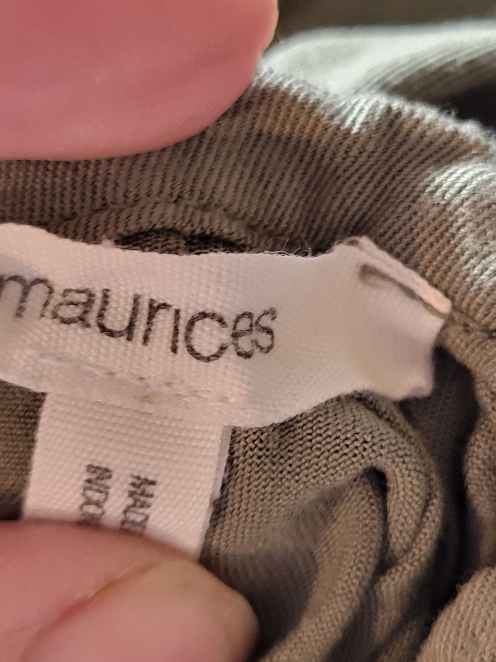 Maurices Olive Green Sleeveless Drawstring Jumpsuit - Picture 5 of 7
